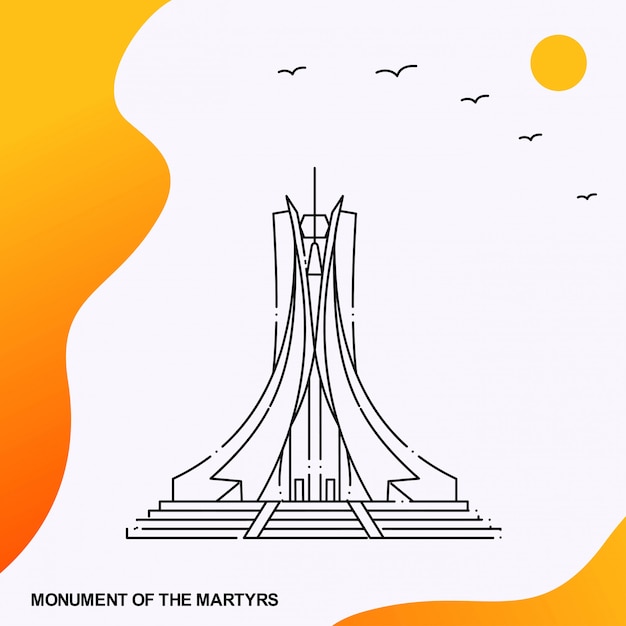 Vector monumento de los martimos