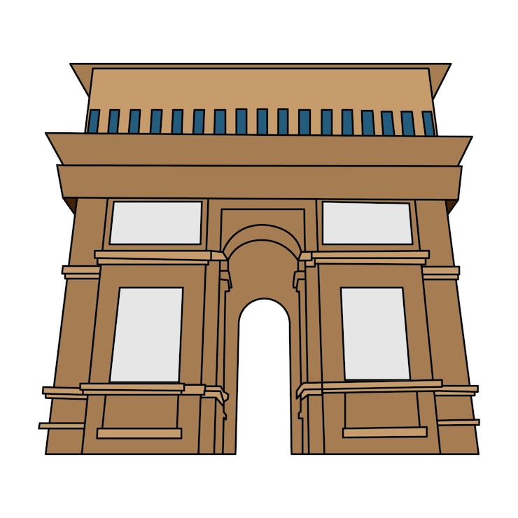 Vector el monumento simpang lima gumul o comúnmente abreviado como slg es un monumento en kediri east java en