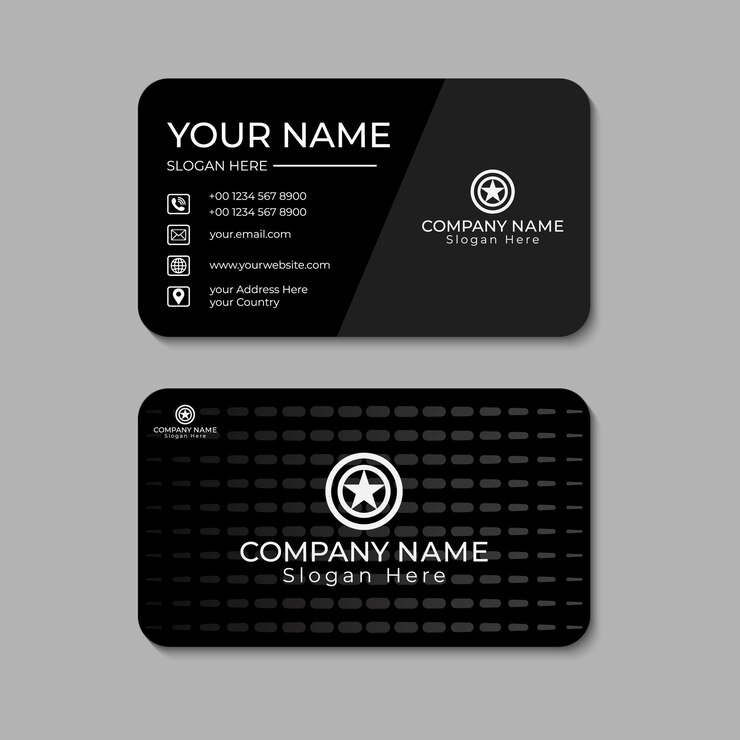 Mordan, dos tarjetas de visita.