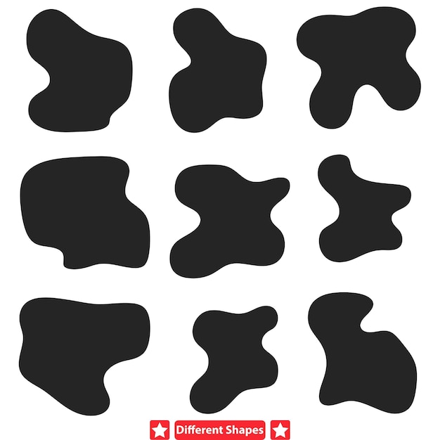 Morphing Marvels Set de silueta de globos transformadores para diseñadores