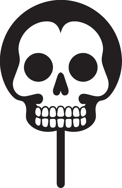 Morsels de medianoche en forma de calavera Lollipops tentan el destino