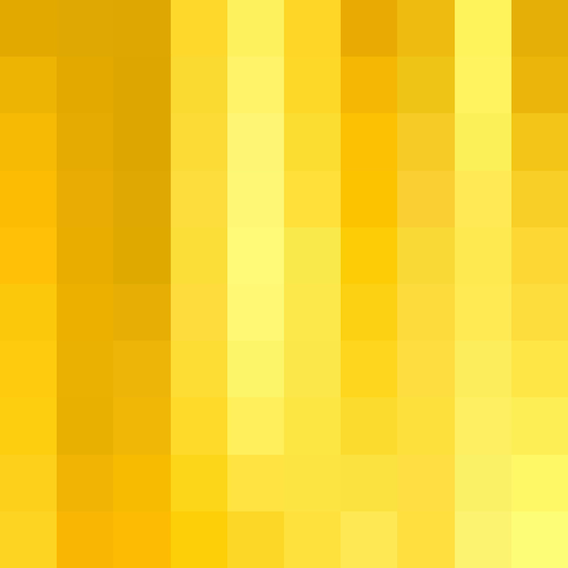 Mosaico abstracto de tonos amarillos y dorados en una textura pixelada