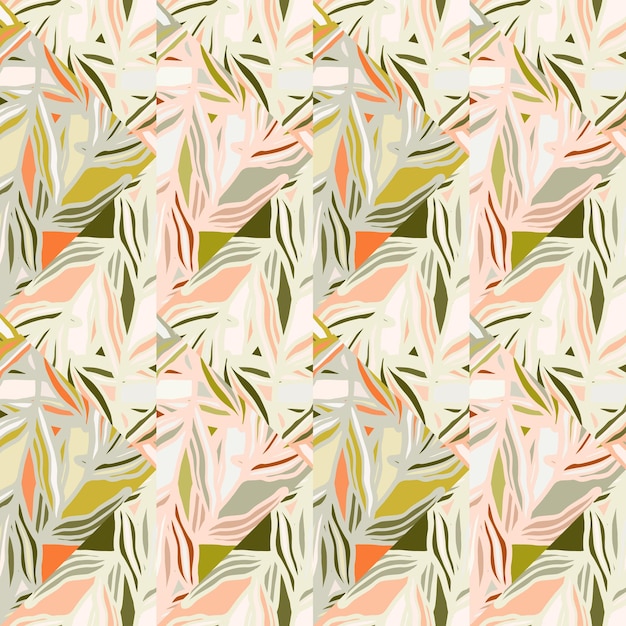 Mosaico de caleidoscopio de patrones sin fisuras Azulejo étnico geométrico abstracto Ornamento vintage floral creativo