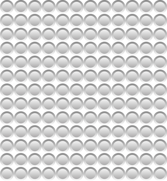 Mosaico circular abstracto gris sobre fondo blanco.