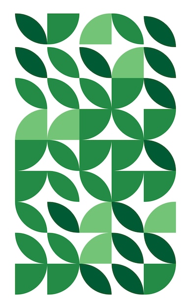Mosaico geométrico abstracto de estilo escandinavo con patrón sin costuras