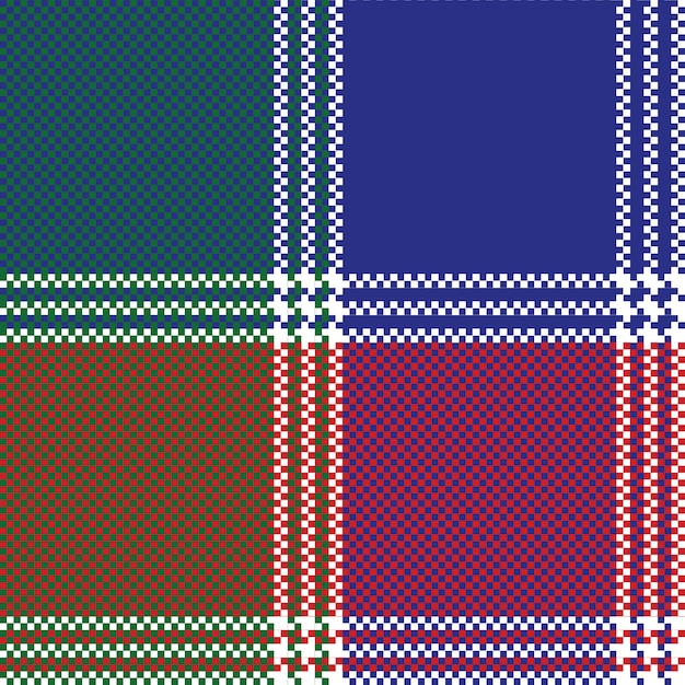 Mosaico moderno a cuadros pixel de patrones sin fisuras