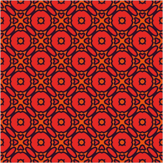 Mosaico de patrones sin fisuras diseño estilo decorativo