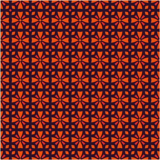 Mosaico de patrones sin fisuras diseño estilo decorativo