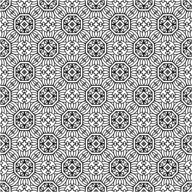 Mosaico de patrones sin fisuras diseño estilo decorativo