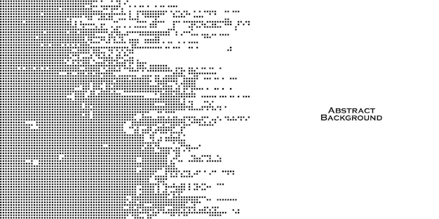 Mosaico de píxeles Ilustración de decaimiento de píxeles Píxeles que caen Fondo abstracto