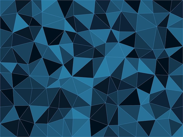 Mosaico de rompecabezas de triángulo rayado de cuadrícula de poli baja