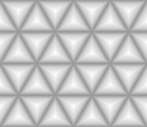 Mosaico vectorial geométrico sin costura editable con patrón de pirámide triangular emergente realista