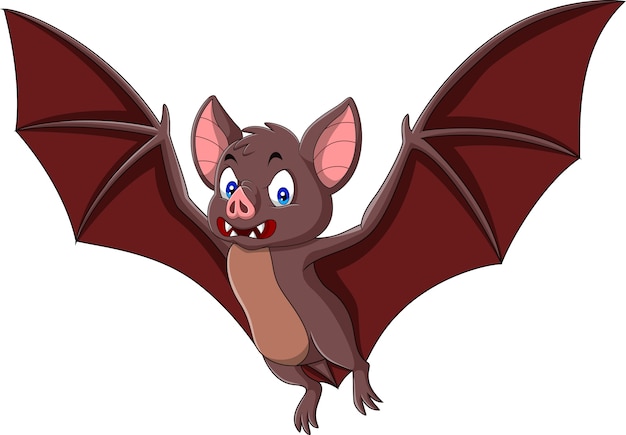 Mosca del palo de dibujos animados aislada sobre fondo blanco