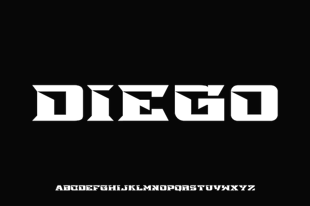 Mostrar diseño de vector de fuente adecuado para el logotipo del cartel del título del cartel y muchos más