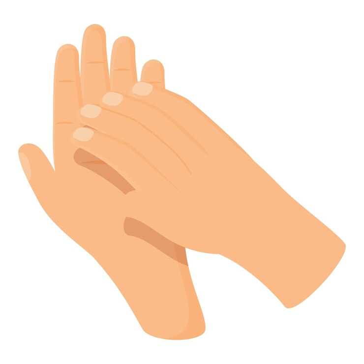 Vector mostrar icono de aplauso vector de dibujos animados aplausos de mano multitud animar