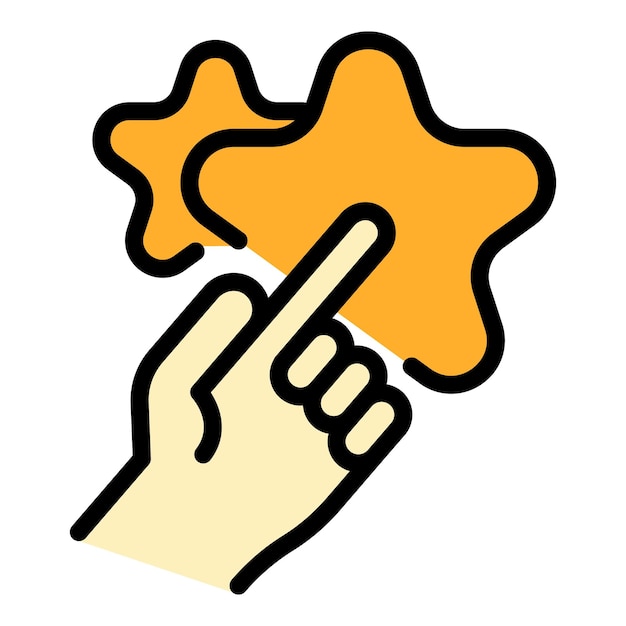 Mostrar icono de bonificación de fidelidad Contorno mostrar bonificación de fidelidad icono de vector color plano aislado