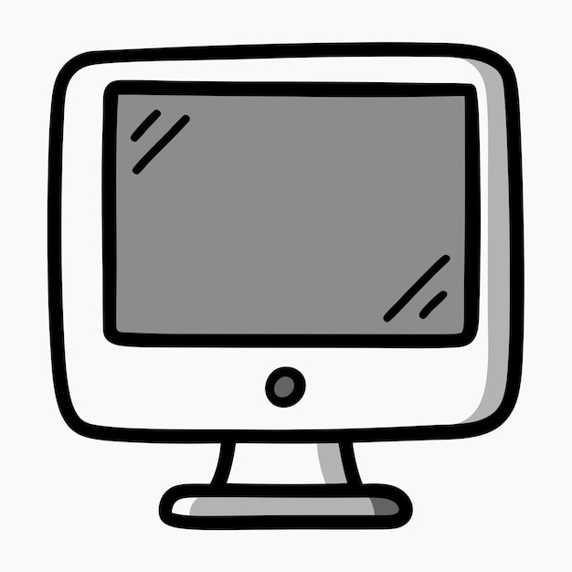 Mostrar el icono de Doodle dibujado a mano con fondo blanco aislado 26