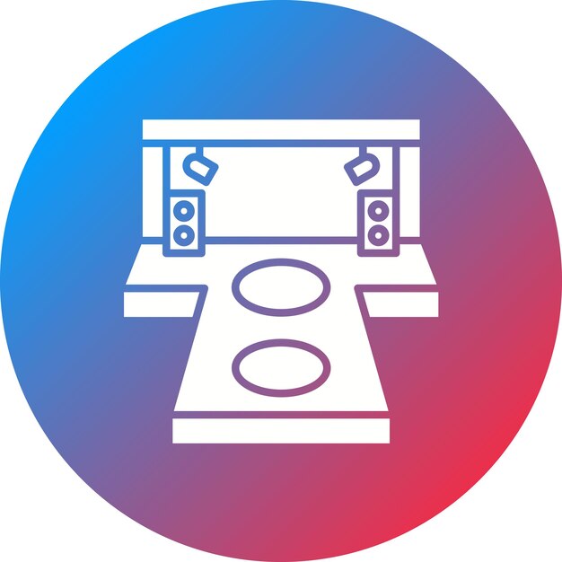 Mostrar imagen vectorial de icono de moda Se puede utilizar para la agencia de modelos