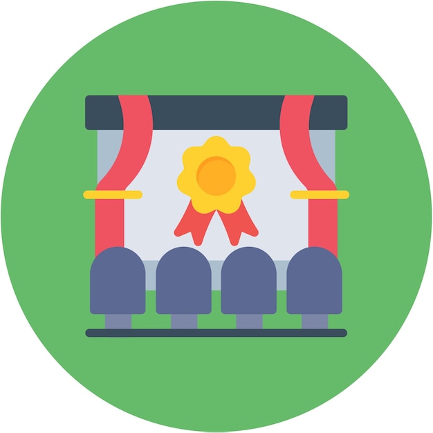 Mostrar imagen vectorial del icono del premio Se puede utilizar para eventos de premios