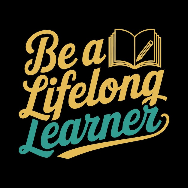Motivación estudiantil Diseño tipográfico para estudiantes ambiciosos