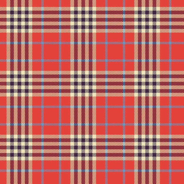 motivo de chal étnico con una hermosa forma de base de tartan