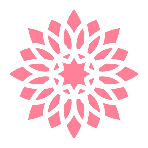 motivo de flor elemento de diseño icono de flor