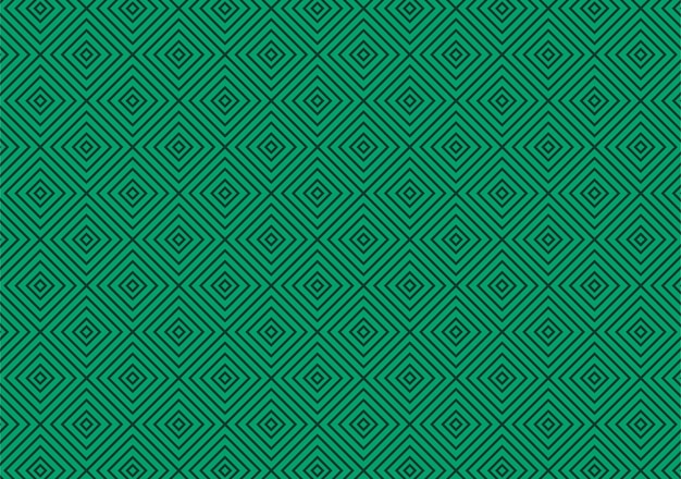 Motivo islámico geométrico abstracto con líneas de color verde oscuro sobre un fondo verde claro