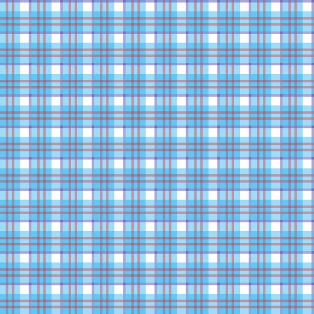 Motivo de pareo con patrón de cuadrícula Patrón de guinga sin costuras Ilustraciones vectoriales Textura de cuadrados