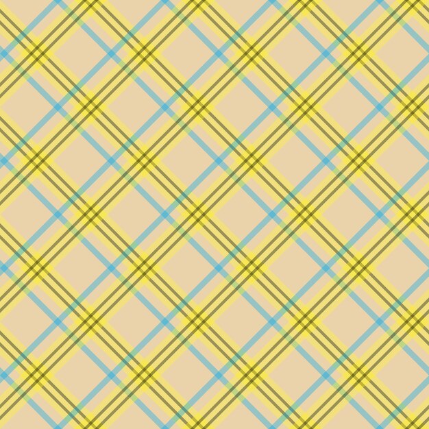 Motivo de pareo con patrón de cuadrícula Patrón de guinga sin costuras Ilustraciones vectoriales Textura de cuadrados