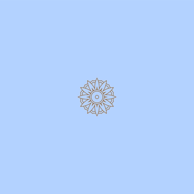 motivo vectorial del conjunto de elementos de mandala