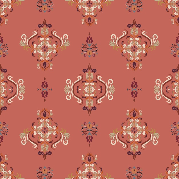 Motivos africano boho paisley patrón floral Ikat bordado de bordado ikat étnico floral indio étnico