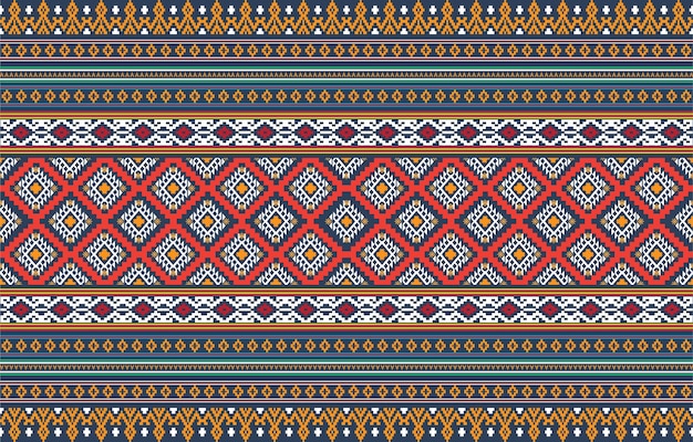Motivos aztecas vector diseño de patrones sin fisuras. Ilustración de fondo de una plantilla de patrón tribal