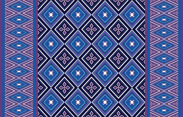 Motivos aztecas vector diseño de patrones sin fisuras. Ilustración de fondo de una plantilla de patrón tribal