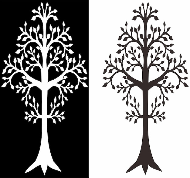 Los motivos de corte por láser vectorial son abstractos para la partición y la fachada de las cercas.