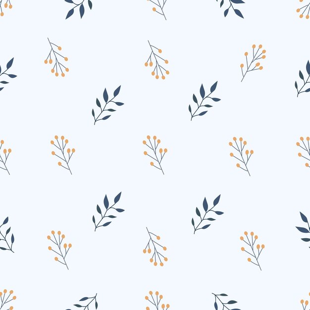 Los motivos están esparcidos al azar patrón de flores fondo patrón lindo