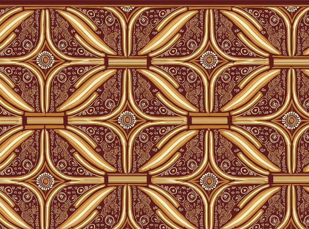 Motivos tradicionales de batik indonesios