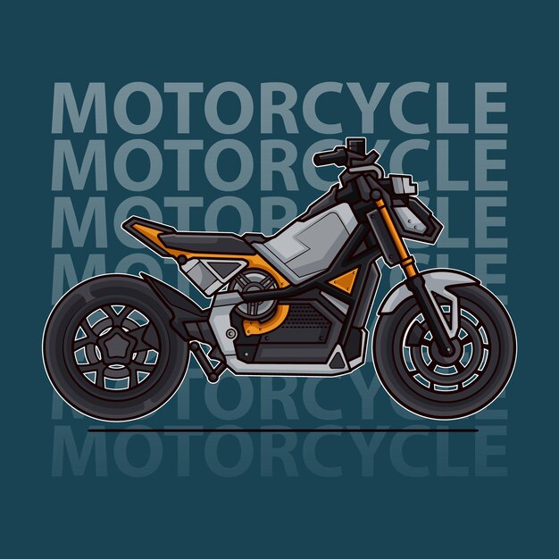 Vector moto fresca vector 1