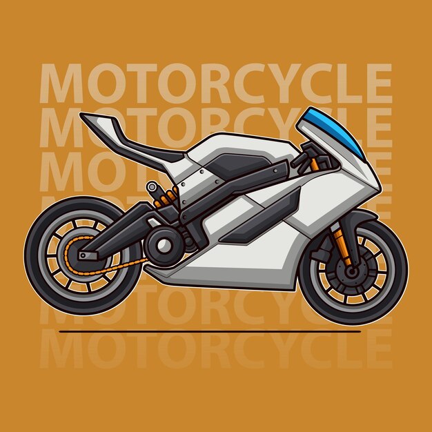 Vector moto fresca vector 7