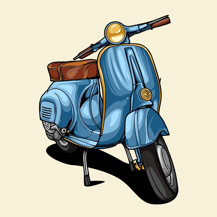 MOTO VESPA DE LOS JÓVENES