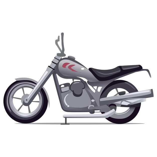 Motocicleta de conjunto colorido Esta cautivadora ilustración muestra detalles de diseño intrincados