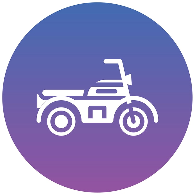 motocicleta ilustración vectorial