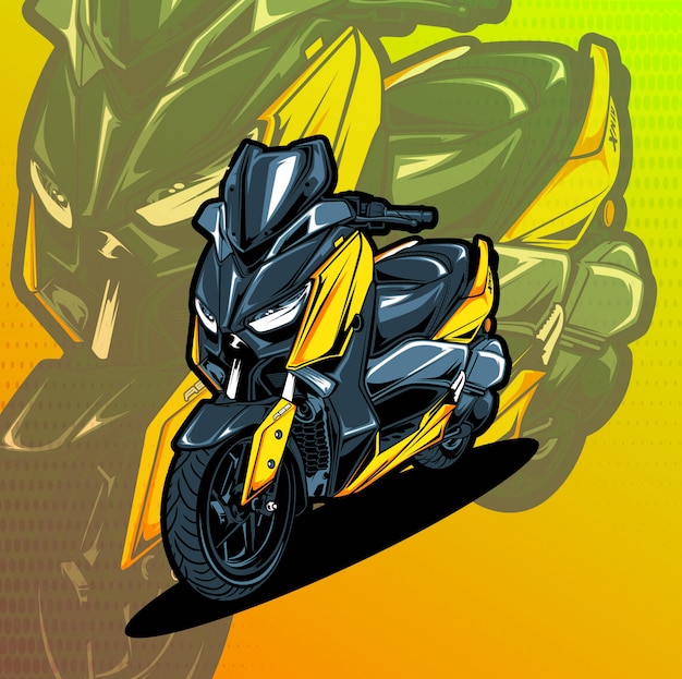 Vector motocicleta