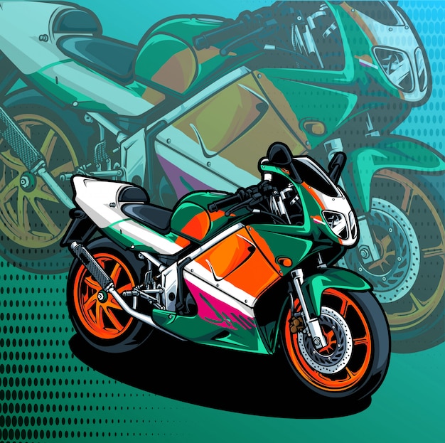 Vector motocicleta