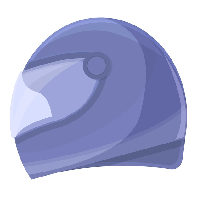 Motociclista casco icono dibujos animados vector Moto ropa parte delantera