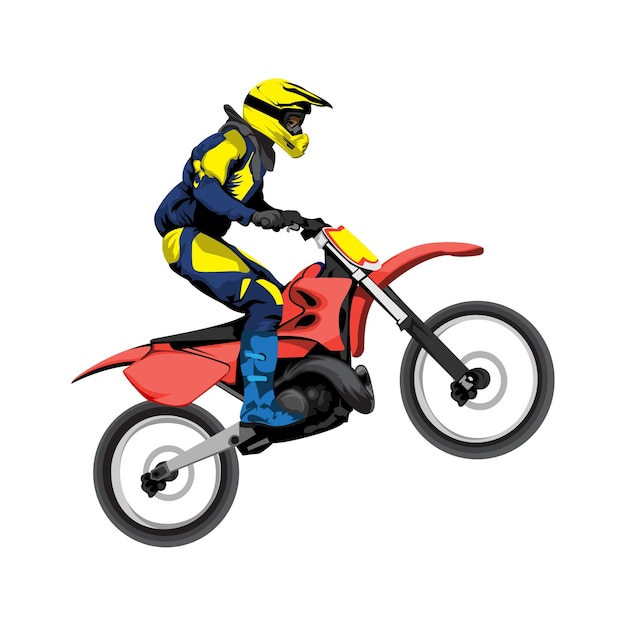 Vector motocross vector