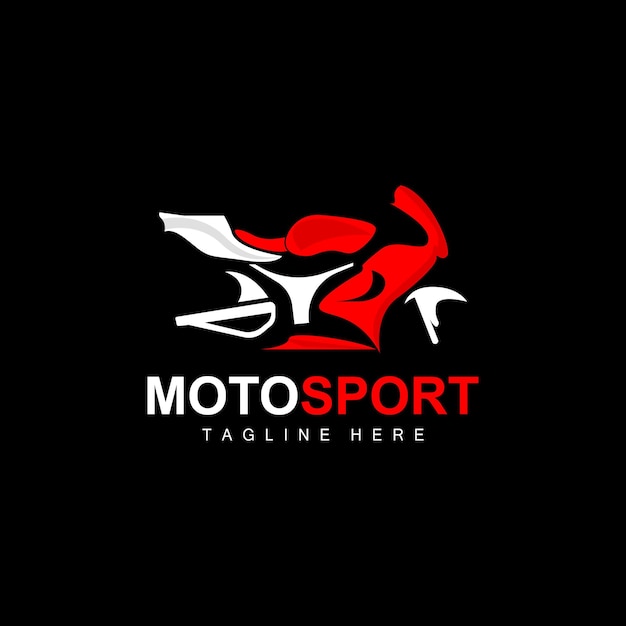 Vector motorsport logo vector motor diseño automotriz reparación repuestos equipo de motocicletas compra y venta de vehículos y marca de la empresa