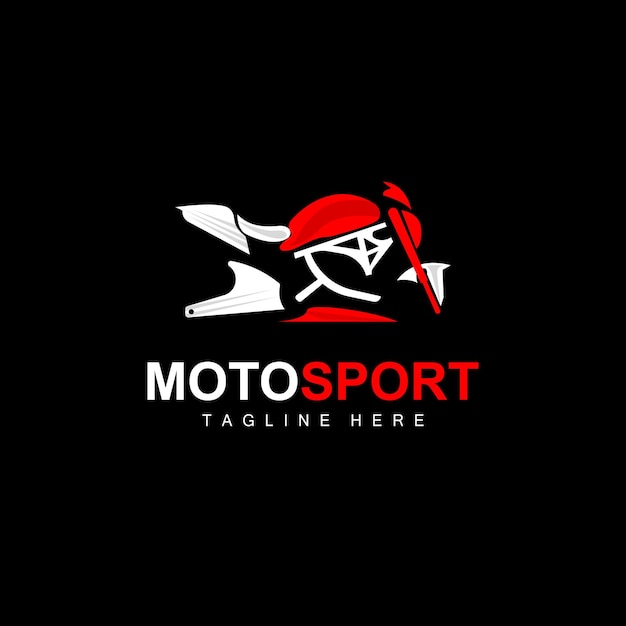 Motorsport logo vector motor diseño automotriz reparación repuestos equipo de motocicletas compra y venta de vehículos y marca de la empresa