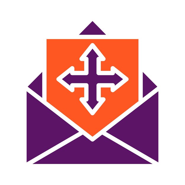 Movimiento de la ilustración del diseño del icono vectorial