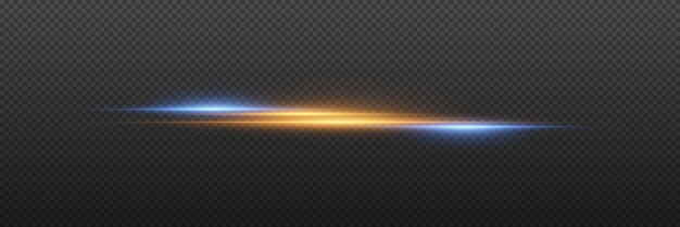 Movimiento de la línea de luz de la luz Efecto de haz de neón horizontal