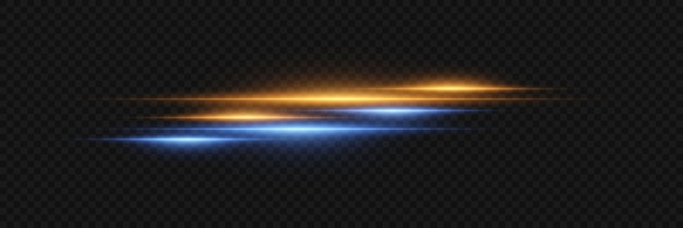 Movimiento de la línea de luz de la luz Efecto de haz de neón horizontal